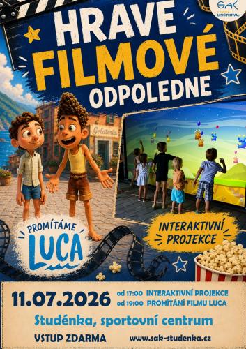 HRAVÉ FILMOVÉ ODPOLEDNE VE STUDÉNCE 