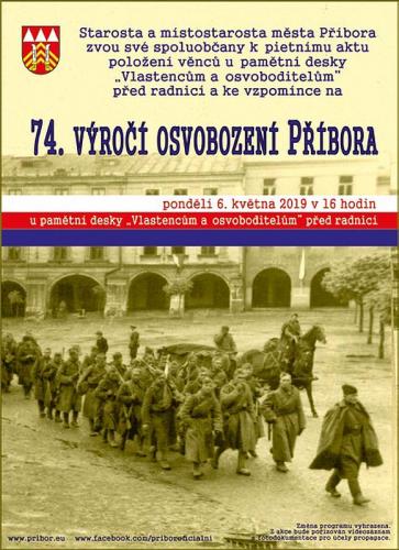 74. osvobození města Příbora