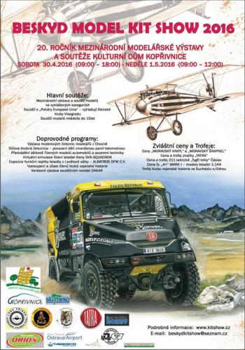 BESKYD MODEL KIT Kopřivnice 2016