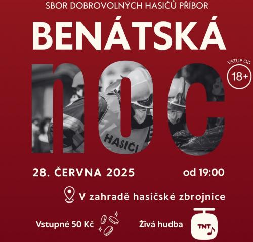 BENÁTSKÁ NOC V PŘÍBOŘE 2025