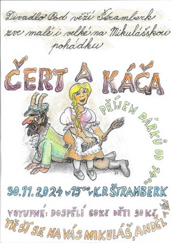 Mikulášská pohádka Čert a Káča