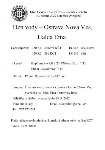 Den vody – Ostrava Nová Ves, Halda Ema