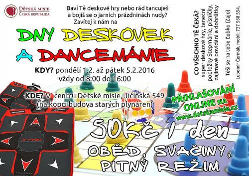 Dny deskovek a Dancemanie