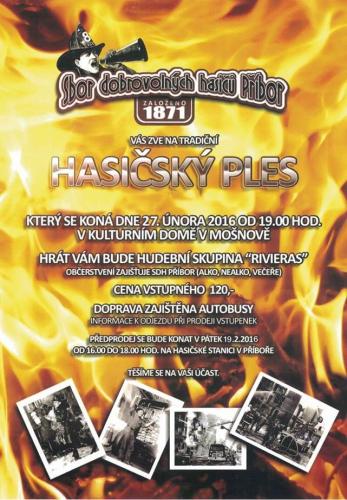 Hasičský ples SDH Příbor