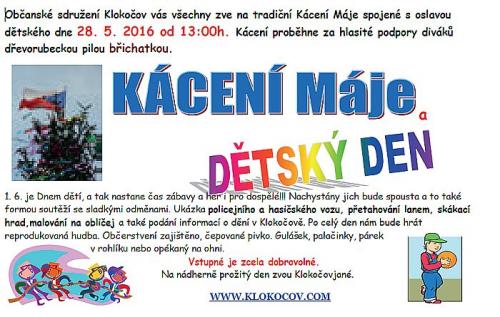Kácení Máje a Dětský den
