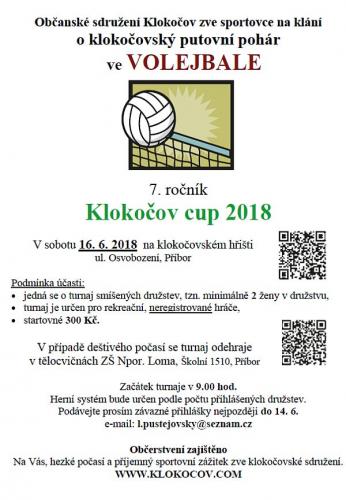 Klokočov cup 2018 ve volejbale