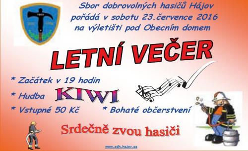LETNÍ VEČER