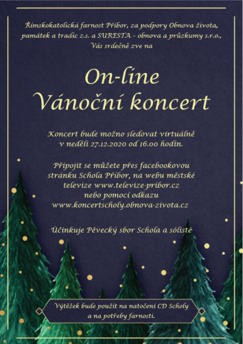 Vánoční koncert - ON-LINE