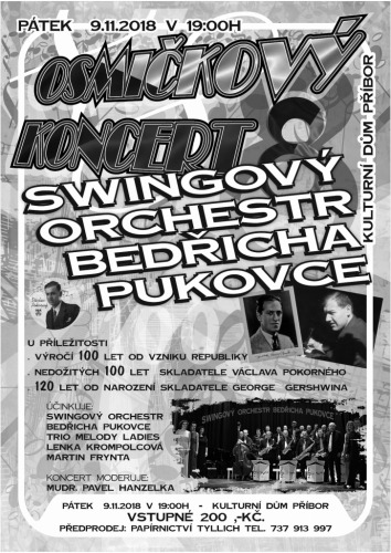 Osmičkový koncert - Swingový orchestr Bedřicha Pukovce