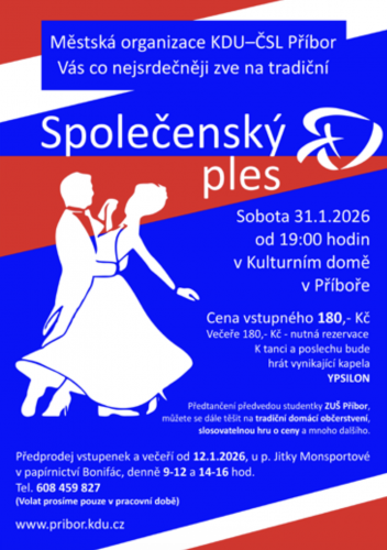 SPOLEČENSKÝ PLES KDU-ČSL