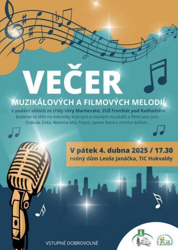 VEČER muzikálových a filmových melodií