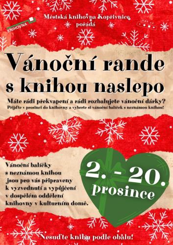 Vánoční rande s knihou naslepo