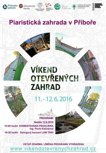 Víken otevřených zahrad - Piaristická zahrada v Příboře