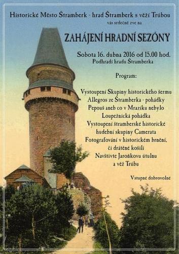 Zahájení hradní sezóny Štramberk trúba