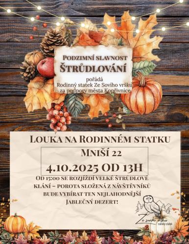 Podzimní slavnosti – Štrůdlování