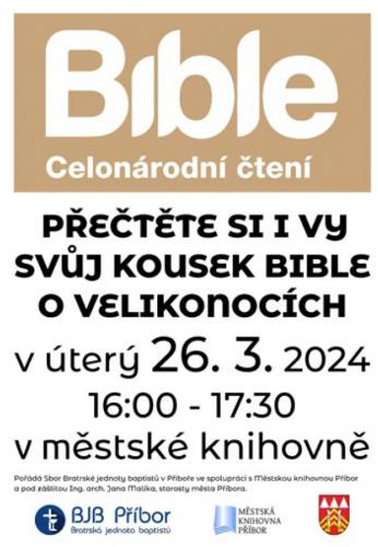 BIBLE - celonárodní čtení