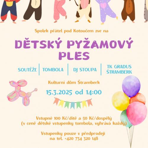 Dětský pyžamový ples