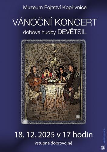 Vánoční koncert dobové hudby Devětsil