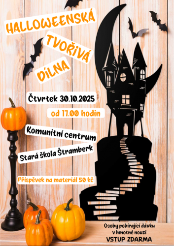 Halloweenská tvořivá dílna