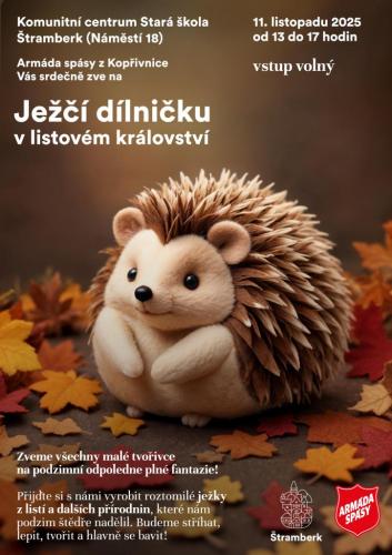 Ježčí dílnička v listovém království