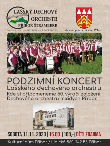 Lašský dechový orchestr - podzimní koncert
