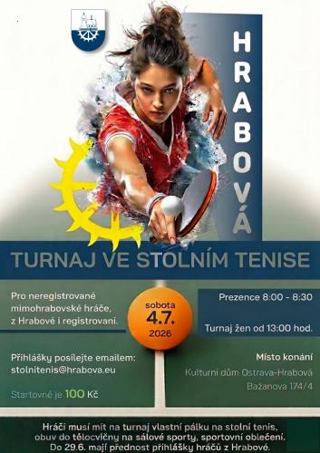 TURNAJ VE STOLNÍM TENISE