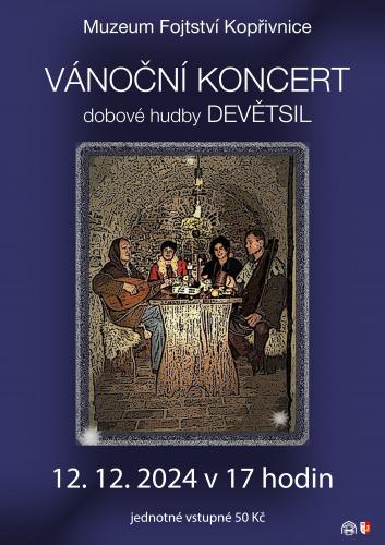 Vánoční koncert dobové hudby DĚVĚTSIL