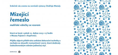Mizející řemeslo, malířské válečky se vzorem