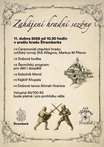 HRAD ŠTRAMBERK - Zahájení hradní sezóny