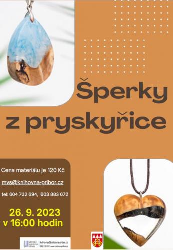 Šperky z pryskyřice