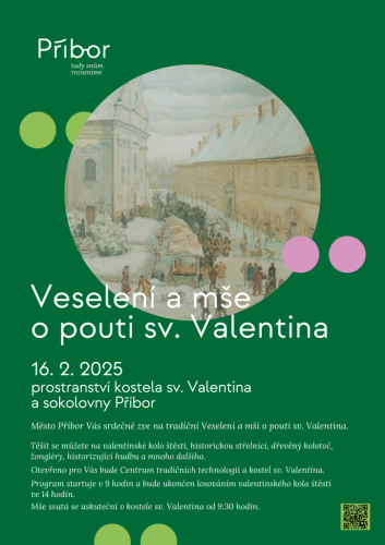 Veselení a mše o pouti sv. Valentina