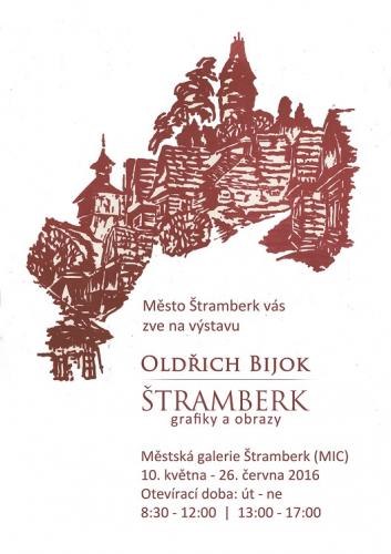 Oldřich Bijok - Štramberk - grafiky, obrazy