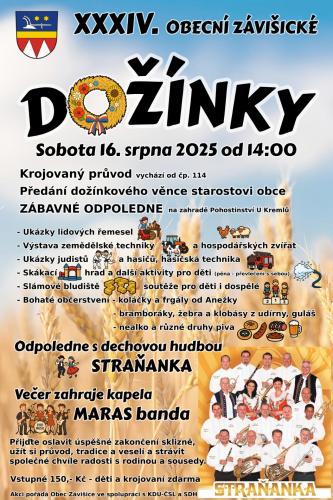 ZÁVIŠICKÉ DOŽÍNKY 2025