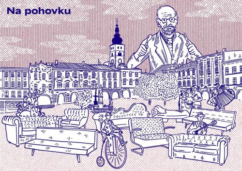 NA POHOVKU / Sigmund Freud oslava narozenin