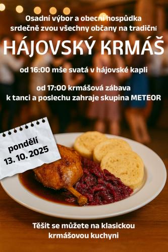 HÁJOVSKÝ KRMÁŠ