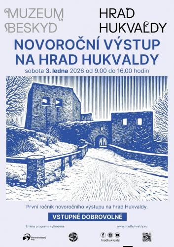 NOVOROČNÍ VÝSTUP NA HRAD HUKVALDY