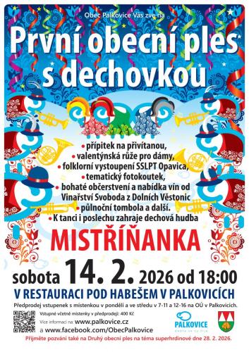 První obecní ples s dechovkou