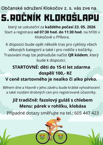 5.ROČNÍK KLOKOŠLAPU