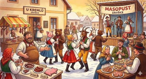 Masopust v Závišicích