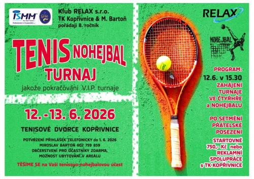TENIS NOHEJBAL TURNAJ