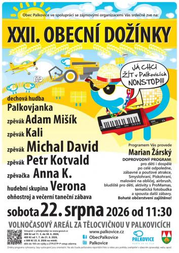 XXII. OBECNÍ DOŽÍNKY PALKOVICE