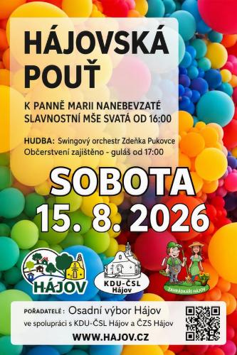 Hájovská pouť K PANNĚ MARII NANEBEVZATÉ