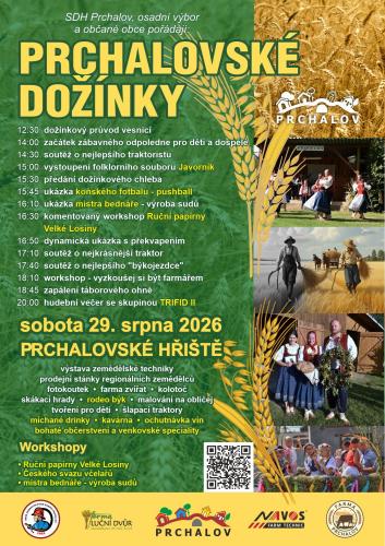 Prchalovské dožínky 2026