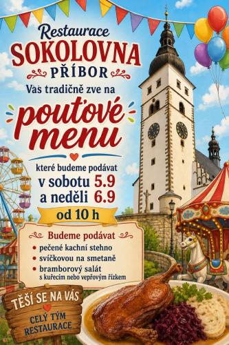 POUŤOVÉ MENU - Restaurace Sokolovna Příbor