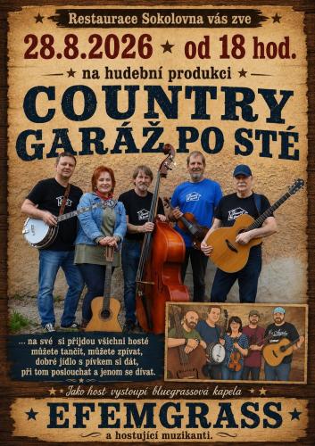 COUNTRY GARÁŽ PO STÉ