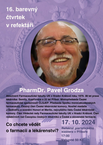 Barevný čtvrtek - PharmDr. Pavel Grodza