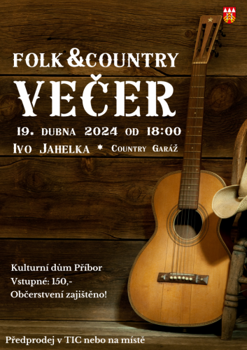 Folk and Country večer - Ivo Jahelka