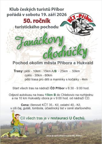 Janáčkovy chodníčky slaví 50 let!