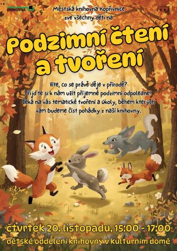 Podzimní čtení a tvoření