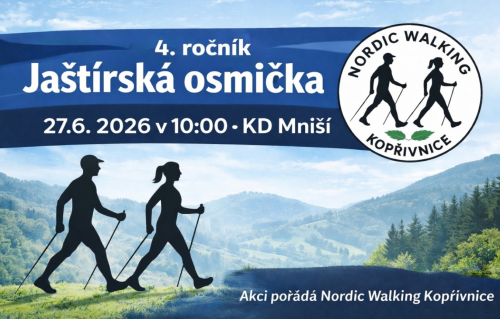 4. ročník závodu v nordic walkingu Jaštírská osmička